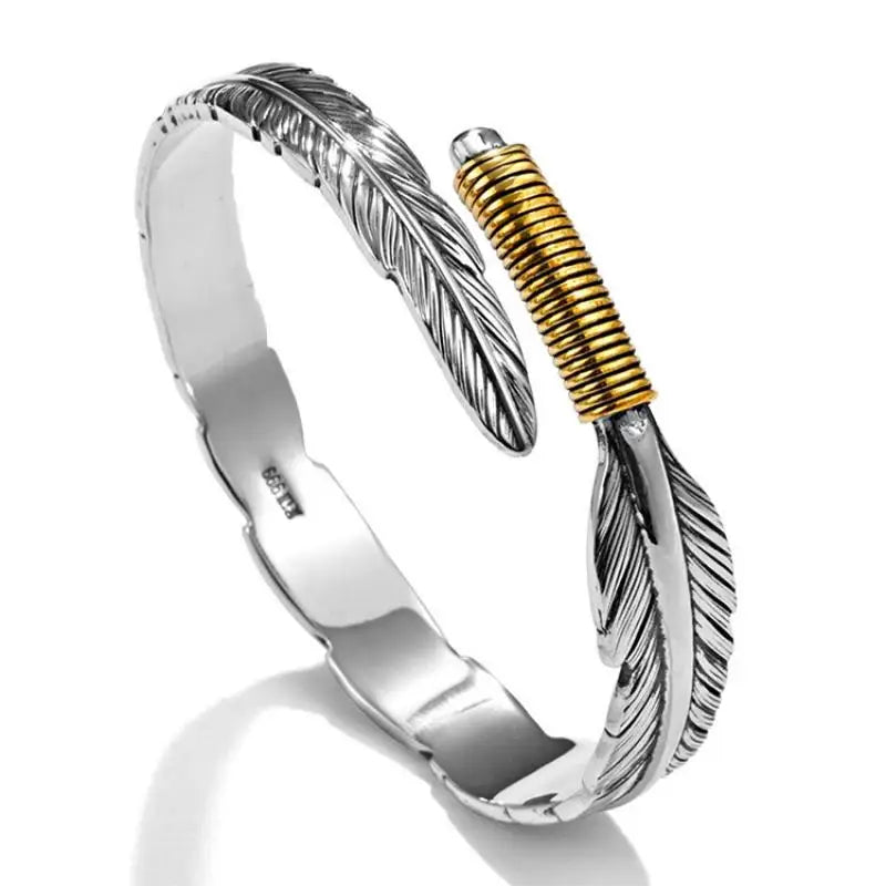 Pulseira de Aço Masculina Pena JSF27-Pulseira de Aço Masculina Pena Casa Tech 