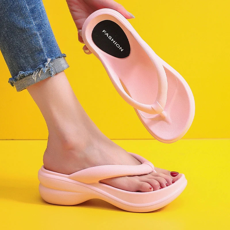 Sandália Feminina Confortável Fashion Casa Tech Pink 37-38 