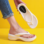 Sandália Feminina Confortável Fashion Casa Tech WHITE 39-40 