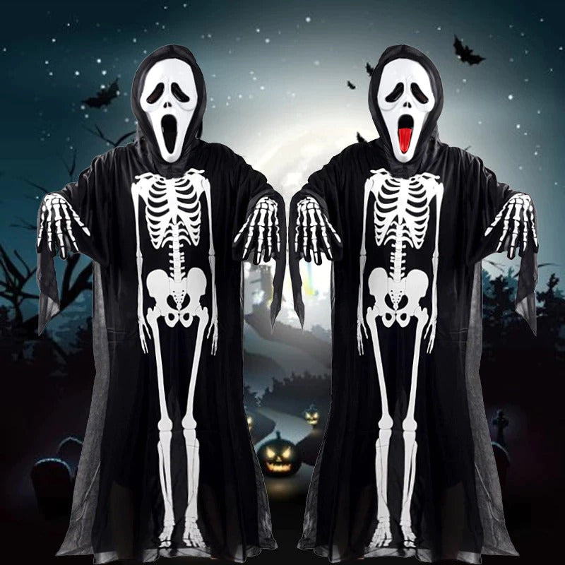 Fantasia Esqueleto Halloween Infantil