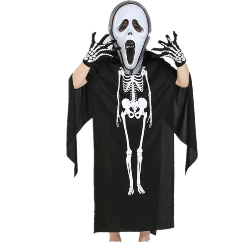 Fantasia Esqueleto Halloween Infantil