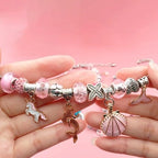 Kit crie Pulseira e Colar para Meninas + Porta-joias