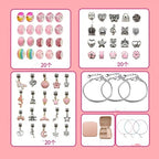Kit crie Pulseira e Colar para Meninas + Porta-joias