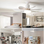 Ventilador de Teto com Luminária + Controle Remoto UTI45-Ventilador de Teto com Luminária + Controle Remoto Casa Tech 
