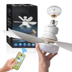 Ventilador de Teto com Luminária + Controle Remoto UTI45-Ventilador de Teto com Luminária + Controle Remoto Casa Tech 