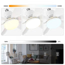 Ventilador de Teto com Luminária + Controle Remoto UTI45-Ventilador de Teto com Luminária + Controle Remoto Casa Tech 