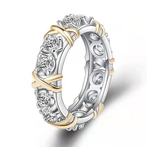 Anel de Formatura Coroa em Prata 925 com Zircônia JSF21 - Anel de Formatura Coroa em Prata 925 com Zircônia Casa Tech 