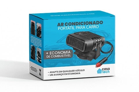 Ar Condicionado Portátil para Carro ATC24 - Ar Condicionado Portátil para Carro Casa Tech 12V 