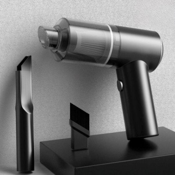 Aspirador de Pó Portátil Sem Fio UTI19 - Aspirador de Pó Portátil Sem Fio Casa Tech Preto 