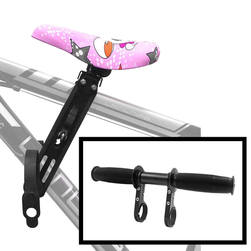 Assento de Crianças para Bicicleta Casa Tech Rosa Com 