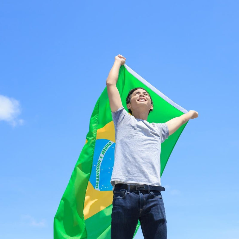 Bandeira do Brasil Oficial - Grande 0 Casa Tech Loja 