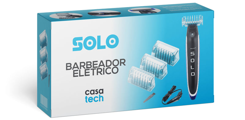 Barbeador Elétrico SOLO CEB10 - Barbeador Elétrico SOLO Casa Tech 