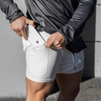 Bermuda Speedbreaker Com Bolso Premium G2P32 - Bermuda Speedbreaker Casa Tech Loja P Branco 
