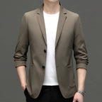 Blazer Masculino Casual JCM31 - Blazer Masculino Casual Casa Tech Marrom P 