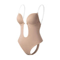 Body Invisivel Paris - Modelador Corporal G5P21 - Body Invisivel Paris - Modelador Corporal Casa Tech Loja Bege P 