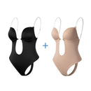 Body Invisivel Paris - Modelador Corporal G5P21 - Body Invisivel Paris - Modelador Corporal Casa Tech Loja Preto e Bege P 