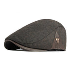 Boina Masculina Italiana Clássica CBM03 - Boina Masculina Italiana Clássica Casa Tech Marrom 