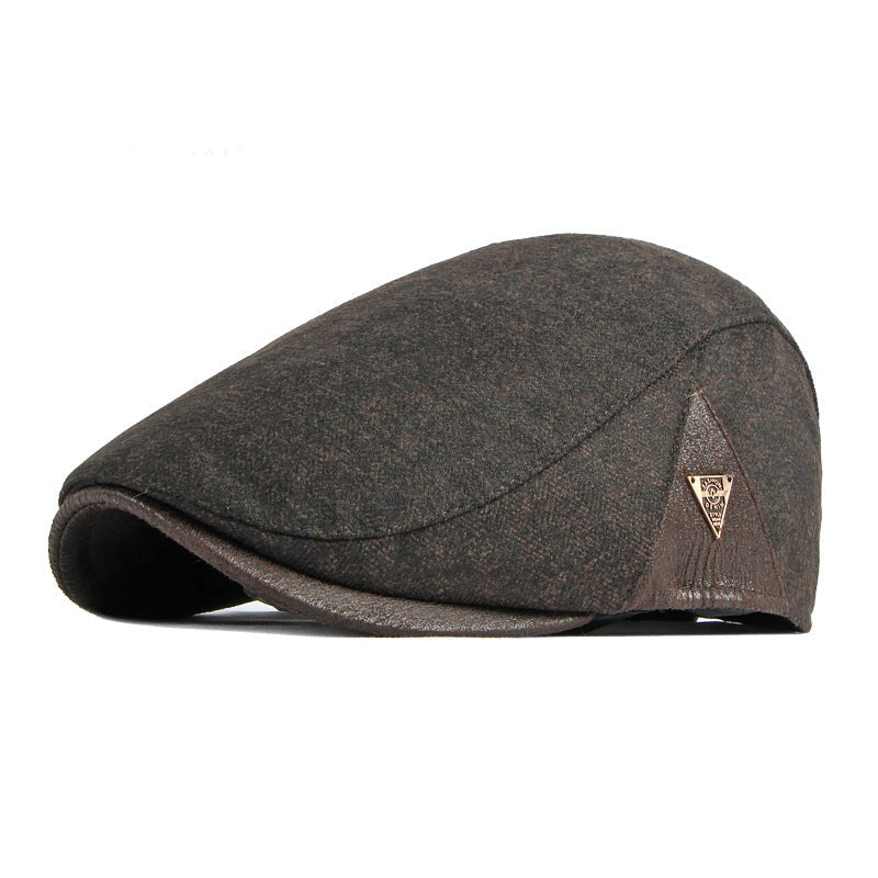 Boina Masculina Italiana Clássica CBM03 - Boina Masculina Italiana Clássica Casa Tech Marrom 