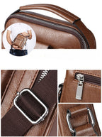 Bolsa Carteiro Masculina Transversal Couro BOL17 - Bolsa Carteiro Masculina Transversal Couro Casa Tech Loja 