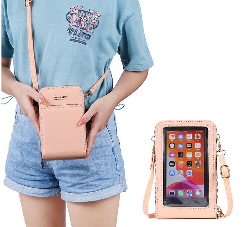 Bolsa Crossbody Feminina - Lovely Fashion BCF25 - Bolsa Escolar Feminina - Lovely Fashion Casa Tech Loja 