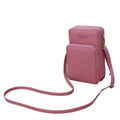 Bolsa Crossbody Feminina - Lovely Fashion BCF25 - Bolsa Escolar Feminina - Lovely Fashion Casa Tech Loja Rosa Escuro 