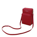 Bolsa Crossbody Feminina - Lovely Fashion BCF25 - Bolsa Escolar Feminina - Lovely Fashion Casa Tech Loja Vermelho 