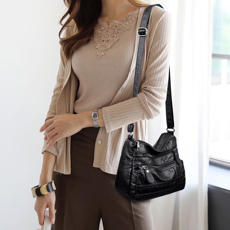 Bolsa Crossbody Feminina Vintage G10P7 - Bolsa Crossbody Feminina Vintage Casa Tech Loja 