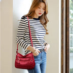 Bolsa Crossbody Feminina Vintage G10P7 - Bolsa Crossbody Feminina Vintage Casa Tech Loja 
