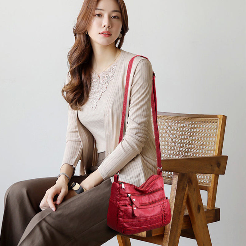 Bolsa Crossbody Feminina Vintage G10P7 - Bolsa Crossbody Feminina Vintage Casa Tech Loja 