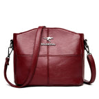 Bolsa de Couro Bally BCF32 - Bolsa de Couro Bally Casa Tech Vermelha 