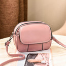 Bolsa De Couro Casual Feminina Saddle G10P15 - Bolsa De Couro Casual Feminina Saddle Casa Tech Loja Rosa 