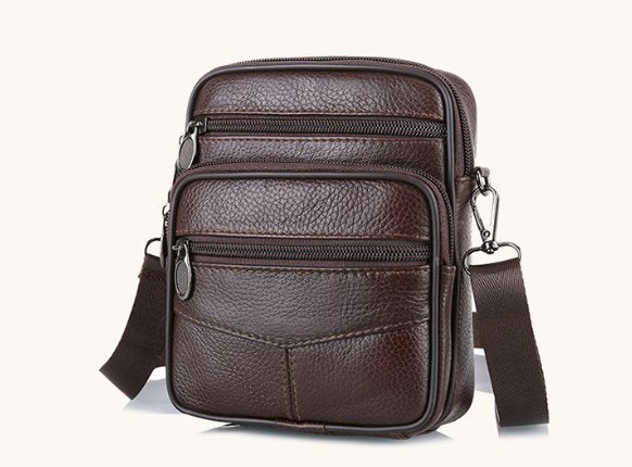 Bolsa de Couro Masculina MBM12 - Bolsa de Couro Masculina Casa Tech 