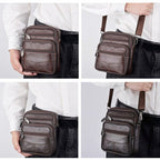 Bolsa de Couro Masculina MBM12 - Bolsa de Couro Masculina Casa Tech 