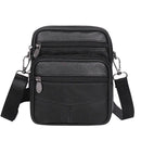Bolsa de Couro Masculina MBM12 - Bolsa de Couro Masculina Casa Tech Preto 