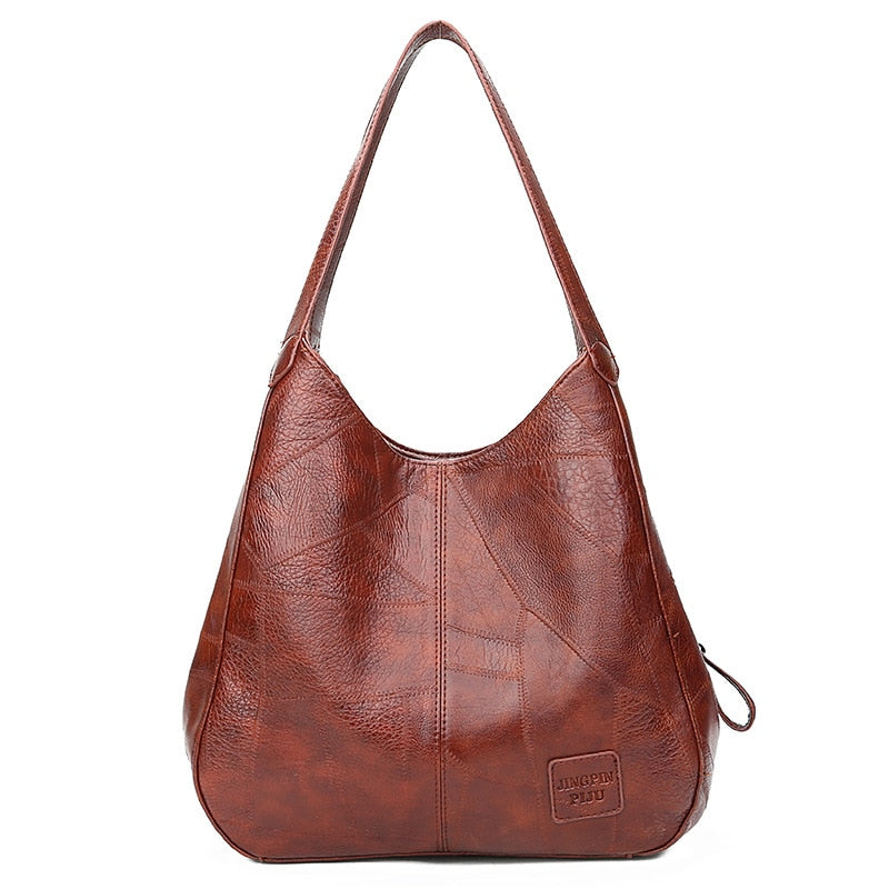 Bolsa de Couro Mônaco Original G5P1 - Bolsa de Couro Feminina Bella Casa Tech Loja Chocolate 