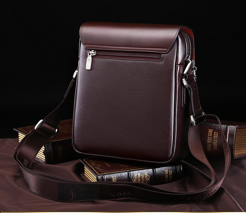 Bolsa de Couro Vintage Kangaroo BOL18 - Bolsa de Couro Vintage Kangaroo Casa Tech Loja 