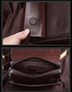 Bolsa de Couro Vintage Kangaroo BOL18 - Bolsa de Couro Vintage Kangaroo Casa Tech Loja 
