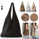 Bolsa de Crochê Feminina Casual BOL16 - Bolsa de Crochê Feminina Casual Casa Tech Loja 