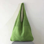Bolsa de Crochê Feminina Casual BOL16 - Bolsa de Crochê Feminina Casual Casa Tech Loja Verde 