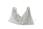 Bolsa de Ombro para Festas Noturnas BCF06 - Bolsa de Ombro para Festas Noturnas Casa Tech Loja Prata 