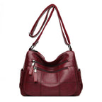 Bolsa Elegance de Couro Original G9P2 - Bolsa Elegance de Couro Original Casa Tech Loja Vinho 