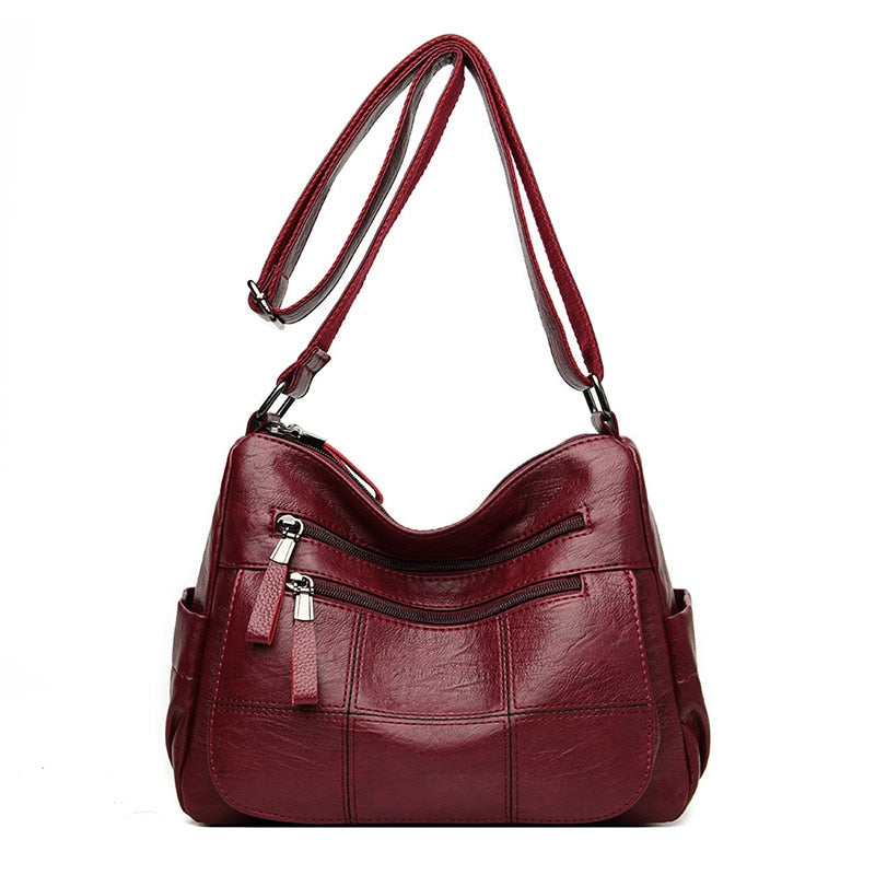 Bolsa Elegance de Couro Original G9P2 - Bolsa Elegance de Couro Original Casa Tech Loja Vinho 