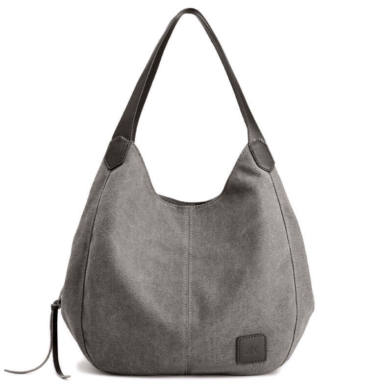 Bolsa Feminina Casual Lyon-Fashion G10P12 - Bolsa Feminina Casual Lyon-Fashion Casa Tech Loja Cinza 