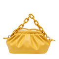 Bolsa Feminina Corrente Pequena Luxo BOL21 - Bolsa Feminina Corrente Pequena Luxo Casa Tech Loja Amarelo 