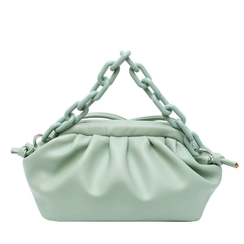 Bolsa Feminina Corrente Pequena Luxo BOL21 - Bolsa Feminina Corrente Pequena Luxo Casa Tech Loja Verde 