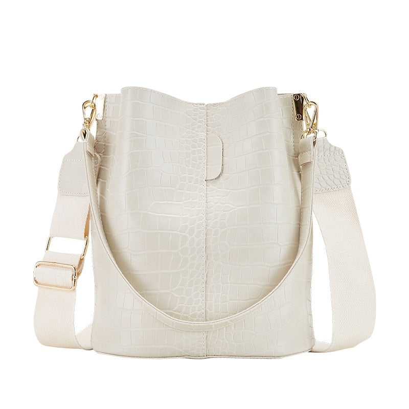 Bolsa Feminina de Couro Crocodilo G10P8 - Bolsa Feminina de Couro Crocodilo Casa Tech Loja 