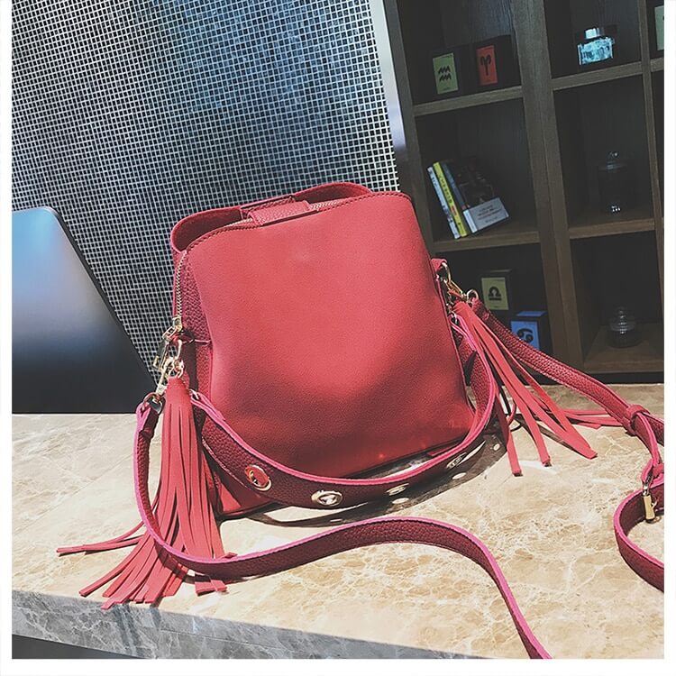 Bolsa Feminina Lorena BOL23 - Bolsa Feminina Lorena Casa Tech Loja Vermelho 