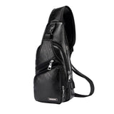 Bolsa Masculina Transversal de Couro