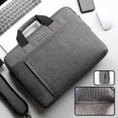 Bolsa Para Notebook Impermeável Anti-Impacto G4P34 - Bolsa Para Notebook Impermeável Casa Tech Loja CINZA ESCURO 13.3 polegadas 37*27*6 cm 