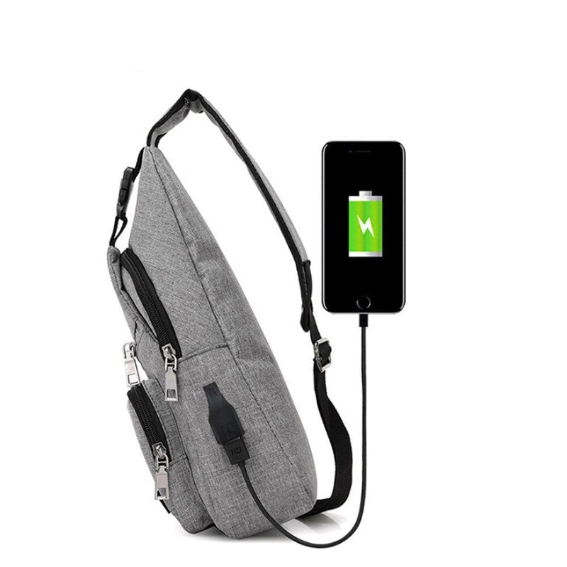 Bolsa Tiracolo Masculina Casual MBM07 - Bolsa Tiracolo Masculina Casual Casa Tech Loja 